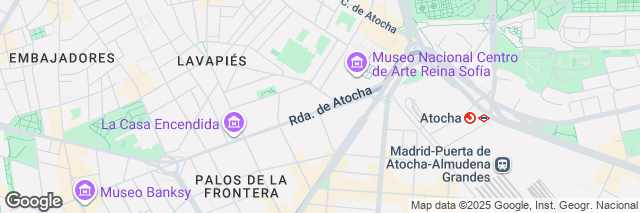 Google Maps Madrid Centre, C/ Ronda de Atocha 10, Madrid, 28012, Spain
