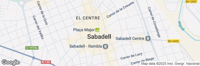 Google Maps Barcelona Sabadell, Passeig de la Plaça Major 6, Sabadell, 08202, Spain