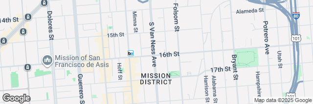 Google Maps San Francisco Mission District, 475 S Van Ness Ave, San Francisco, CA 94103-3629, United States of America