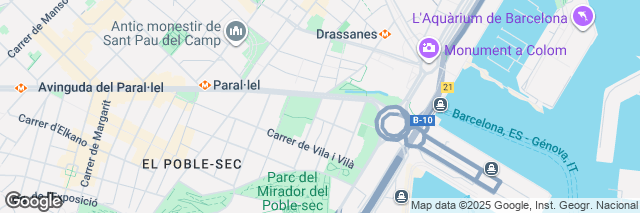 Google Maps Barcelona Paral.lel-Port, Carrer Palaudàries 5-7, Barcelona, 08004, Spain