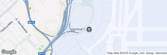 Google Maps Madrid Barajas Airport, Terminal 1 & 4 Llegadas, Madrid, 28042, Spain