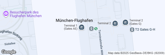 Google Maps Private Airport Munich GAT, Terminalstr. Mitte, München, 85356, Germany