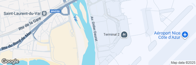 Google Maps Nice Airport, Car Rental Center Terminal 2, Nice, 06200, France