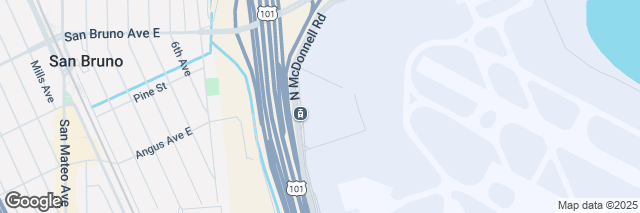 Google Maps San Francisco Airport (SFO), Car Rental Center 780 N McDonnell Rd, San Francisco, CA 94128-3103, United States of America