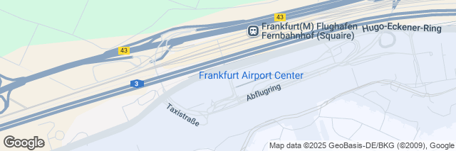 Google Maps Frankfurt Airport, Hugo-Eckener-Ring/Mietwagenz., Frankfurt am Main, 60549, Germany