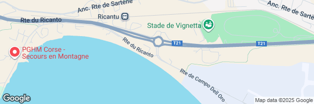 Google Maps Corsica Ajaccio Airport, Aéroport de Campo dell'oro, Ajaccio Cedex, 20090, France