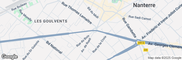 Google Maps Paris Nanterre-Rueil Malmaison, 44 Av. Vladimir Illitch Lenine, Nanterre, 92000, France