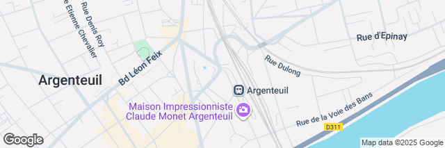 Google Maps Argenteuil Train Station, Gare SNCF 1 Place Pierre Semard, Argenteuil, 95100, France