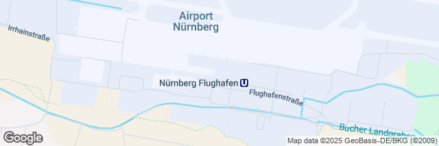 Google Maps Nuremberg Airport, Flughafenstr./Mietwagenzentrum, Nürnberg, 90411, Germany