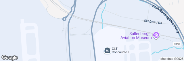 Google Maps Charlotte Douglas Int Airport, 5489 Josh Birmingham Parkway, 28208 NC, USA